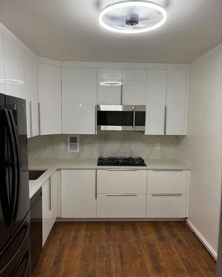Renovated kitchen with quartz countertops in York